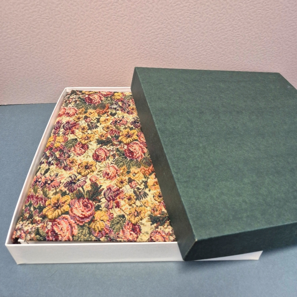 Unique Tapestry Scrapbook Album/Box/Refills and Photo Album  - Floral Design